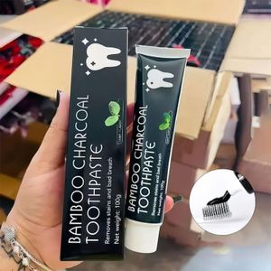 Dentifrice blanchissant anti-plaque au bambou et un blanchiment doux