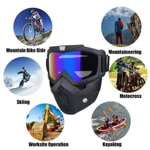 Casque De Motocross Harley Coupe-vent - Lunettes De Soleil - noir