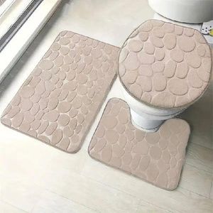 Tapis pour salle de bain - 3 pièces