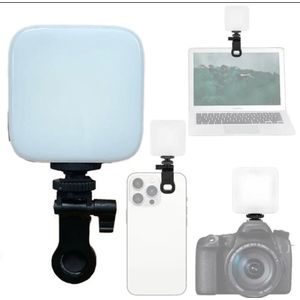 Lampe LED pour selfie portable avec clip, Lampe vidéo LED.