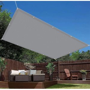 Toile d'ombrage de Jardin -  Filet d'ombrage résistant avec œillets renforcés, piège d'ombrage pour Pare-Soleil de terrasse  - Gris  3/3 mètres 