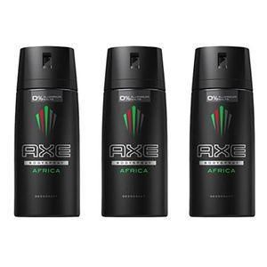 Axe Lot de 3 AXE Déodorant Atomiseur Africa- 150 ml