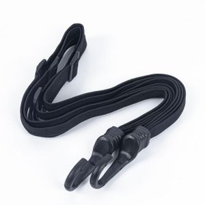 Gen Sangle de bagage noire for casque de moto, filet universel for bagages, corde élastique rétractable, sangle fixe 60/90 cm(1x 60cm)