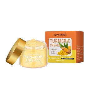 Crème Visage au Curcuma - Hydratante, Nourrissante & Éclat - Soin Quotidien