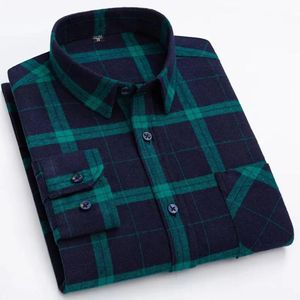 Chemise pour hommes à manches longues 100% en coton