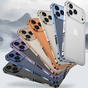 Apple coque cadre bumper ultra-fin en alliage métallique pour iphone 17 pro