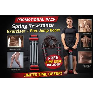 Extenseur de Poitrine + Corde à sauter OFFERTE