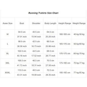 pisiduo course T-chemise homme été soie glacée élasticité fin haut impression séchage rapide manches courtes respirant fitness sport T-chemise 5XL