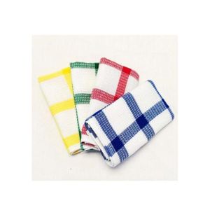 Lot de 12 torchons à vaisselle Multi couleur 