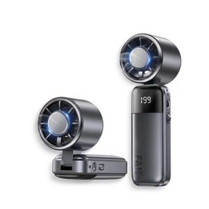 Mini ventilateur portable rechargeable avec fonction climatiseur – Refroidissement puissant avec 199 vitesses Autonomie 15 heure 