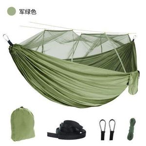 Hamac De Camping Avec Moustiquaire - Vert