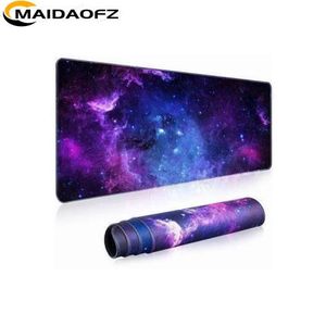 MAIDAOFZ Tapis de souris ciel étoilé antidérapant -- 80x30cm