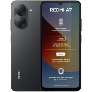 Xiaomi Redmi A7 – 6.88" - 4G - 2 sim - 3GB Ram - 64GB Rom - 8Mpx/5Mpx – 5200 MAh - Noir - Garantie 12 mois