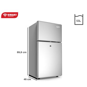 Mini Réfrigérateur SMART TECHNOLOGY – STR-67H – 50 L – Argent