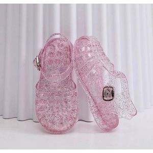 Sandales Jelly Tic-Tic Pailletées Fille-Tendance Été, Plusieurs Coloris