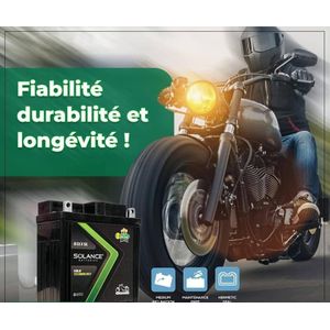 SOLANCE BATTERIE MOTO 12 V 9AH