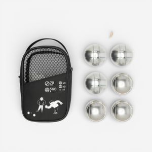 Geologic JEU DE 6 BOULES DE PETANQUE LOISIR 100