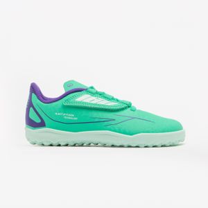 Kipsta Chaussures de football enfant à scratch 160 easy turf vert