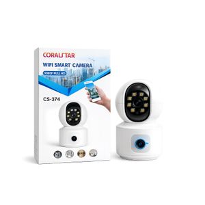 coralstar wifi smart camera cs374 1080p full hd surveillance domestique