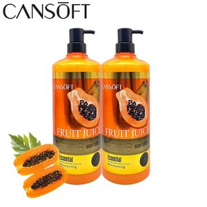 Gel Douche Hydratant à l’Extrait de Papaye & Acide Citrique – Soin Corporel aux Essences Naturelles de Plantes – Formule Adoucissante