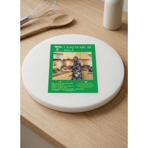 Planche ronde en polypropylène (plastique blanc haute densité