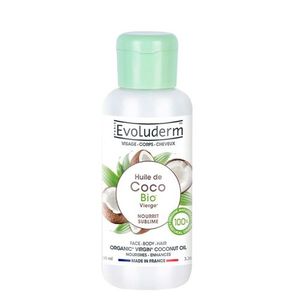 Evoluderm Huile De Coco Vierge Bio - Pour Corps Et Cheveux - 100 Ml
