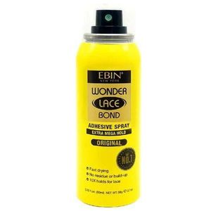 White Label Spray adhésif pour perruques, Spray fixateur de dentelle Wonder Lace Bond - Suprême (100 ml)