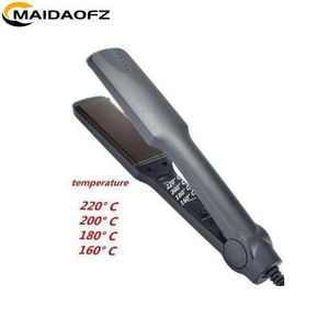MAIDAOFZ 160~220 Degrés Thermostat Professionnel Cheveux Lisseur, Planche à Redresser, Attelle électrique - -Noir