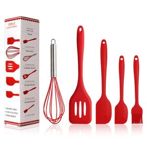KITCHA Ustensiles de Cuisine en Silicone Résistants à la Chaleur – Set Complet