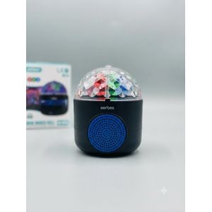 Boule Lumineuse LED et Enceinte Musicale - Ambiance Festive et Design Compact