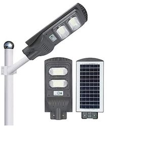 Generic Lampe Solaire d'extérieur avec capteur de mouvement-& télécommande  -/90/120/150W - Prix pas cher