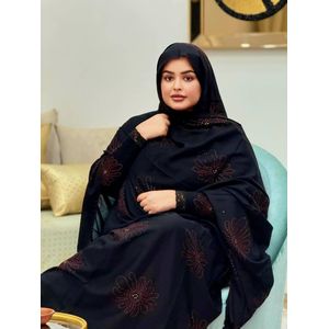 Robe magnifique boubou en dampe thioup - Rouge bordeaux