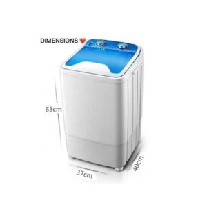 Mini Machine A Laver Semi-Automatique Portable - 6kg - 220V-50Hz