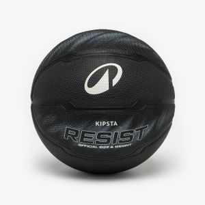 Kipsta Ballon de basketball taille 7 - RESIST R500 noir