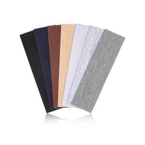 TodyJeyHo Bandeaux pour femmes antidérapants, bandeaux sportifs à la mode pour les cheveux des femmes, bandeaux en tissu de coton doux et extensible pour femmes pour l'entraînement, le yoga, la course (7 combinaisons de couleurs)
