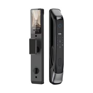 Tuya Serrure de porte intelligente avec télécommande Wi-Fi et reconnaissance faciale 3D pour portes en bois : sécurité de la maison