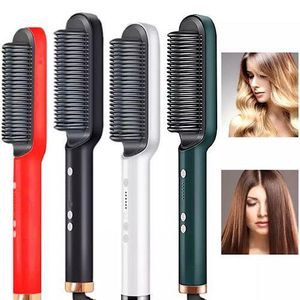 Brosse lisseur cheveux - multicouleur