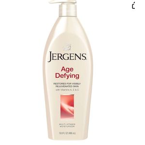 Jergens Hydratant anti-âge multivitaminé - Formule riche en éléments nutritifs - Aide à rajeunir la peau - 496 ml