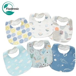 Flushrenic bébé bib,Bébé Bandana Dribble Bibs Coton Denting Bibs Bébé Alimentation Bibs Doux et Absorbant Offres avec Snaps Réglables Waterproof Drool Bibs pour 0-36 Mois Unisex Filles Garçons Nouveaux-nés Enfants