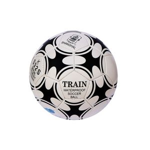 Ballon de football cousu machine F100 taille 5 blanc - Decathlon