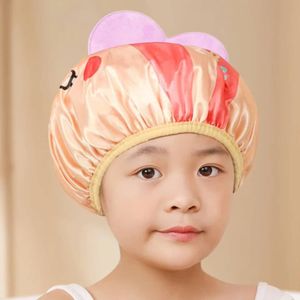 Bonnet de douche imperméable doublé de satin Butter - enfant