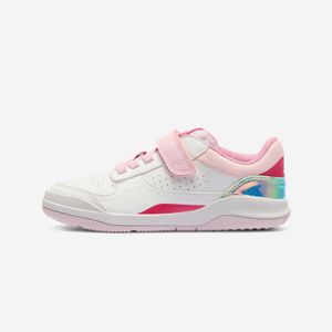 Chaussures de sport résistantes enfant, Playventure rose et blanc