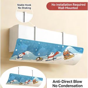 Pare-brise de climatiseur déflecteur de vent froid et anti-souffle direct, baffle utile, guide de vent réglable en angle