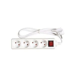 Rallonge Multiprise 4 prise Blanc