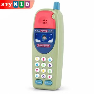 STY Jouet pour téléphone Musical pour enfants jouet pour musique son et lumière pour enfants pour 3 ans et plus (piles non incluses)