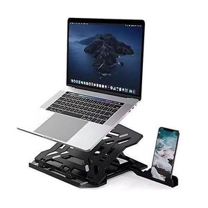 White Label Support Pour Ordinateurs Portables Avec Support Pour Téléphone Mobile - Noir