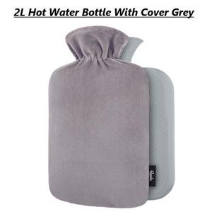 Bouillotte 2L avec housse (Gris)