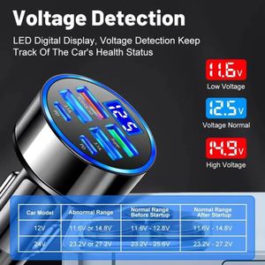 Charge Chargeur Rapide USB Multiports pour Voiture