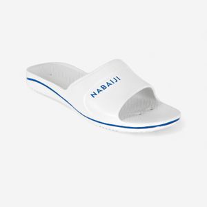 Sandale Claquette Piscine Homme - 100 Plus - Blanche