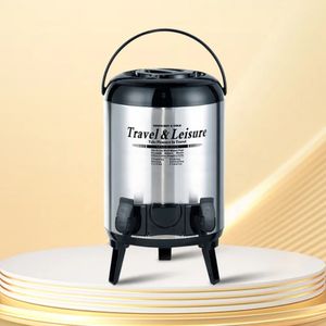 Thermos En Acier Inoxydable Avec Robinet Pour La Conservation d'eau chaude et urne à Thé 9.5L - Glacière - Thermos Isotherme à chaud pour vos café, thé, boisson 9,5 litres 